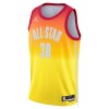 Maillot Homme All-Star 2023 Team 2 Stephen Curry 30 Nike Orange Swingman